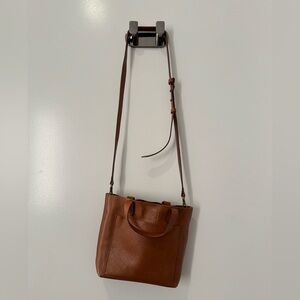 Madewell Crossbody Leather Tote Bag